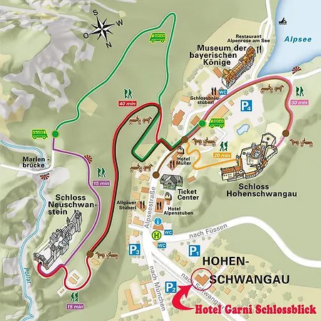 Гостевой дом Garni Schlossblick Хоэншвангау